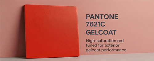 Pantone red gelcoat