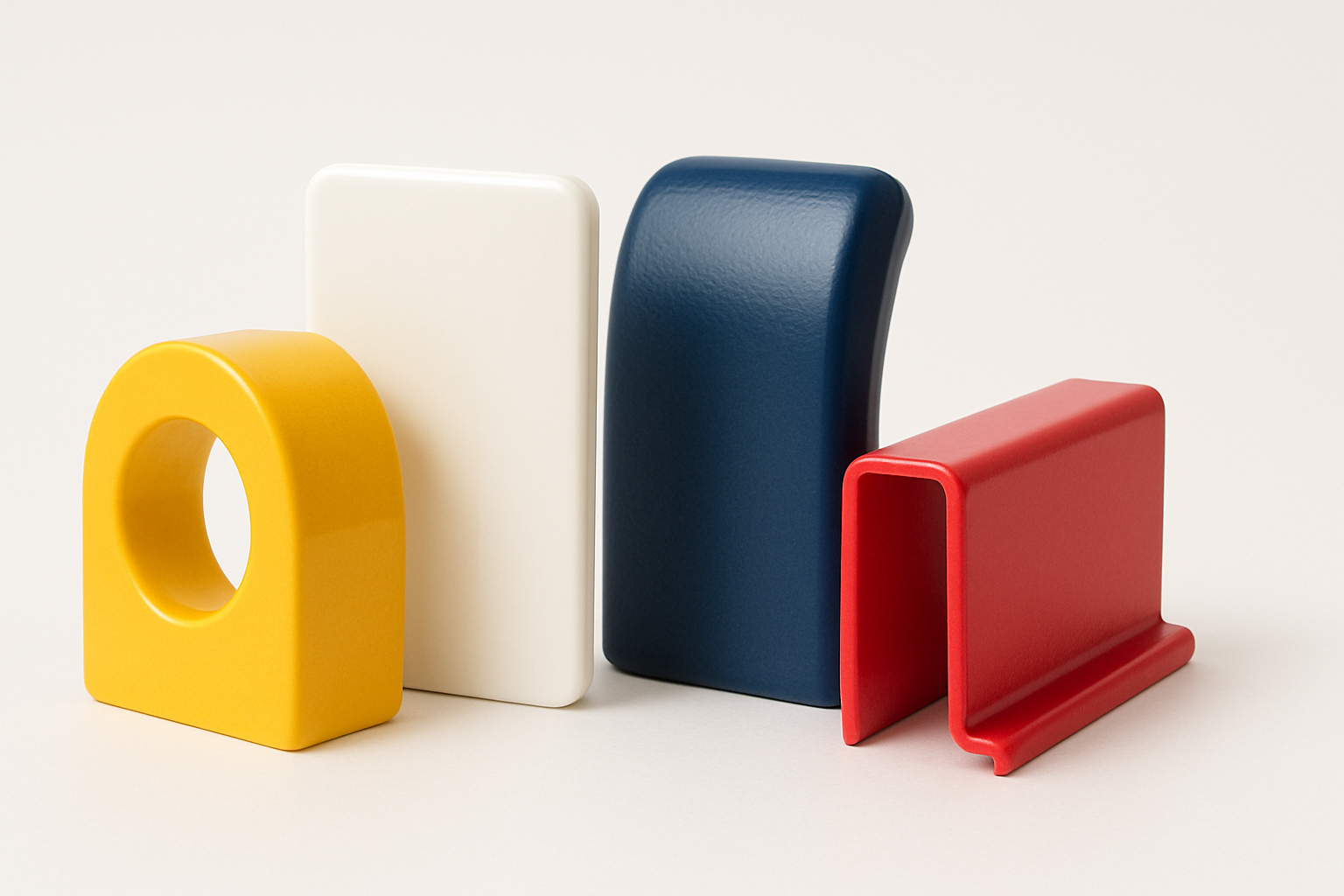 Composite parts with consistent color finish