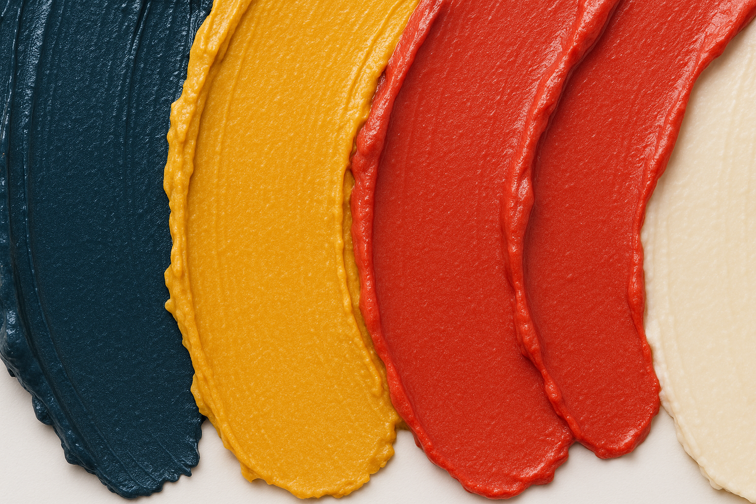 Close-up of pigment dispersion